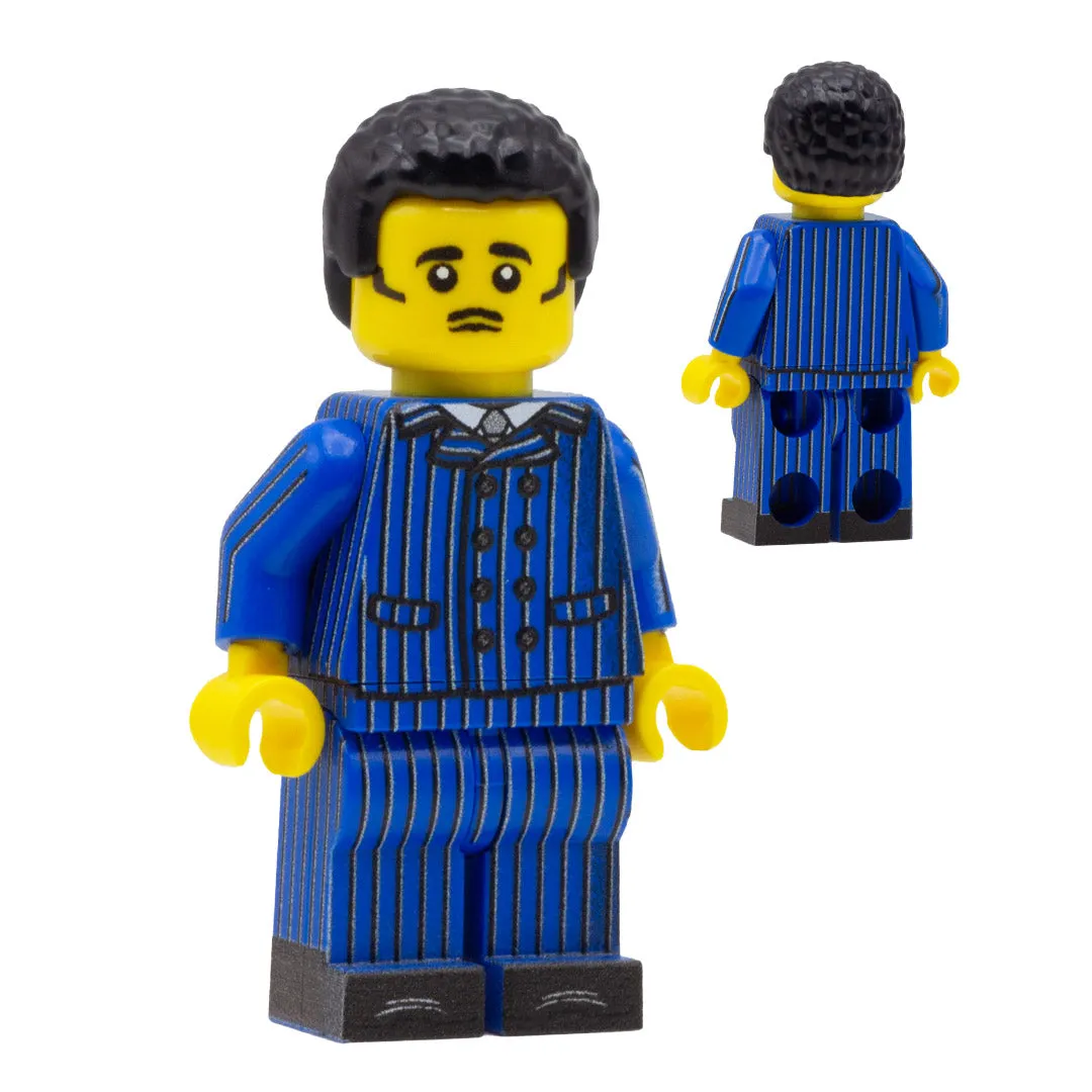 15th Time Lord and Ruby (60s Edition) - Custom Design Minifigure Set