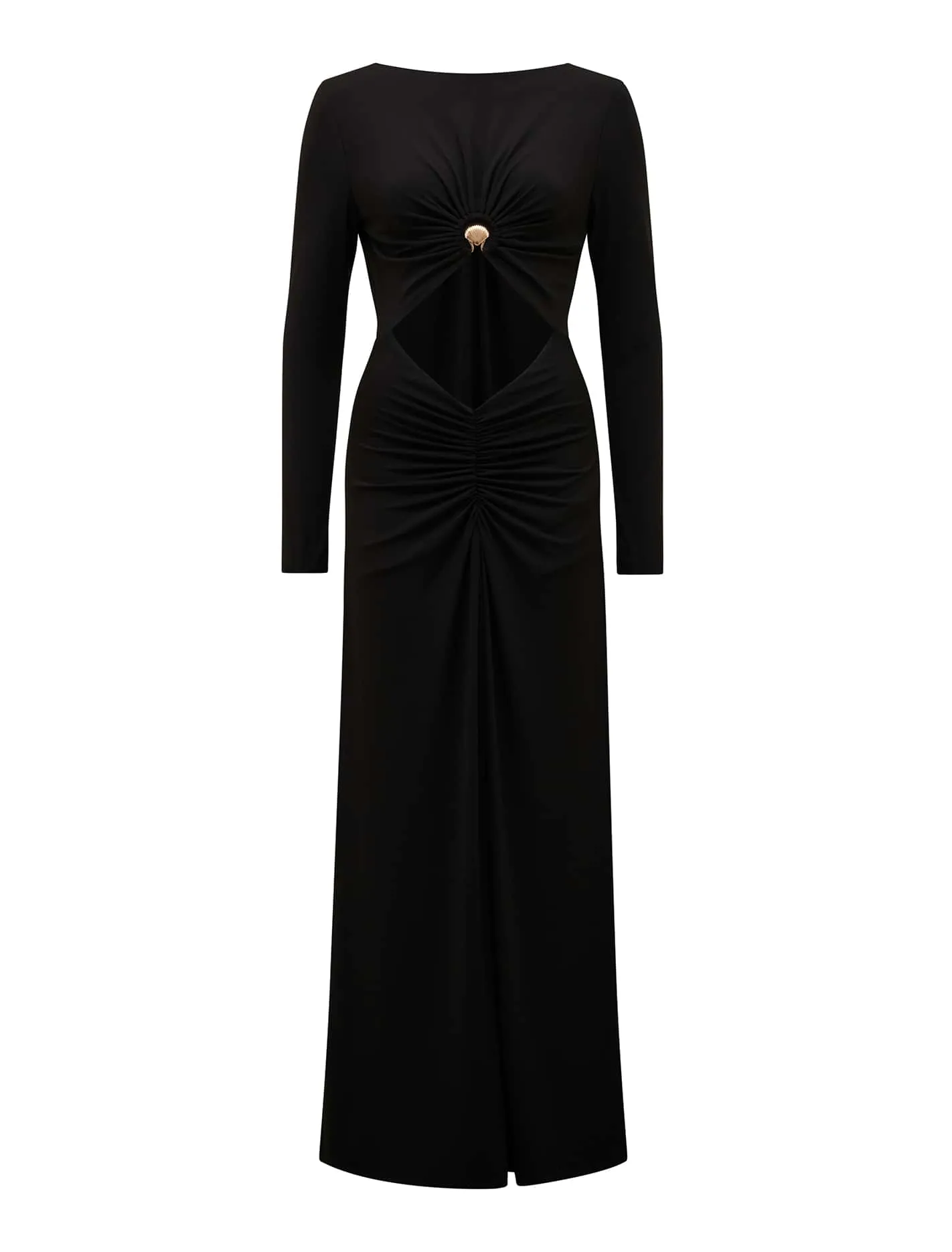 Abbey Long Sleeve Cut Out Maxi Dress