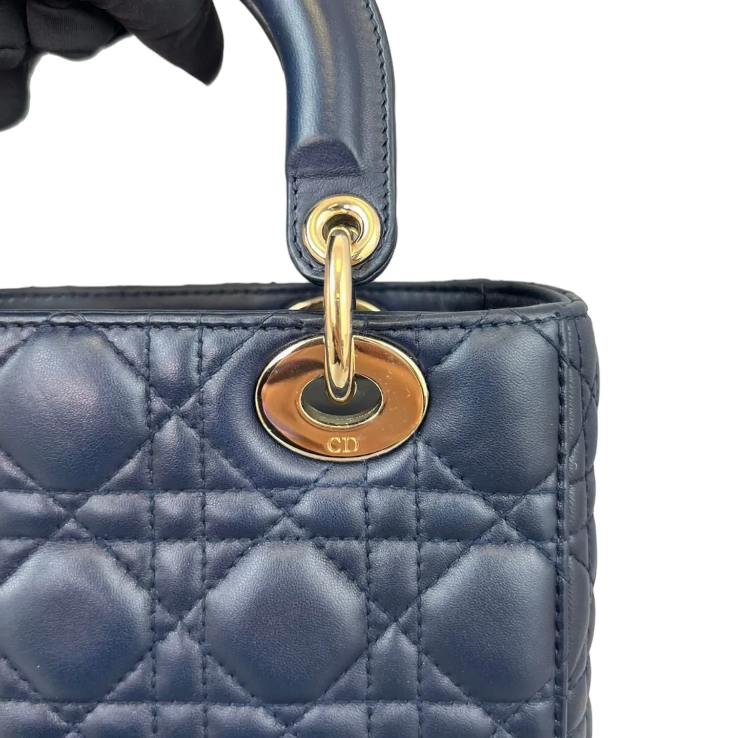 ABC Small Lady Dior Blue GHW