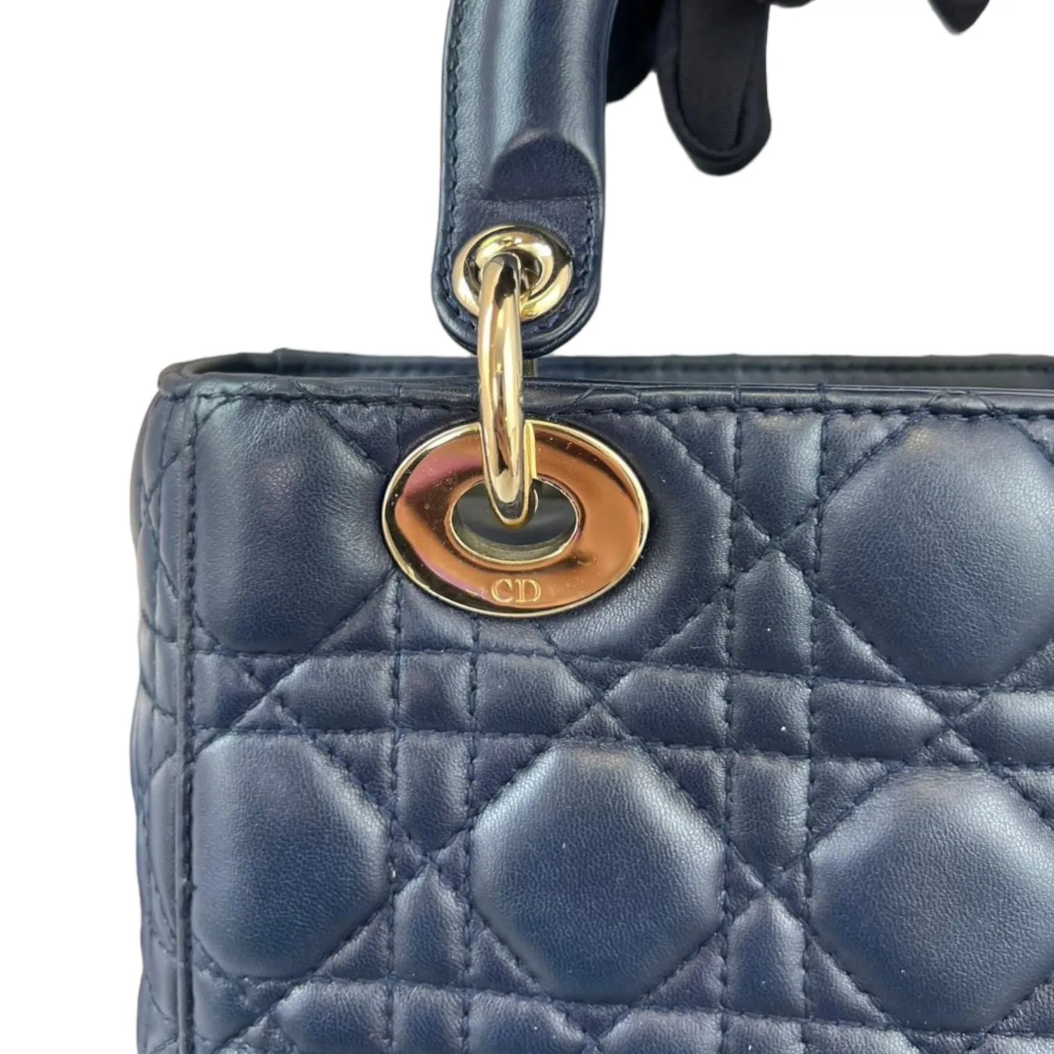 ABC Small Lady Dior Blue GHW