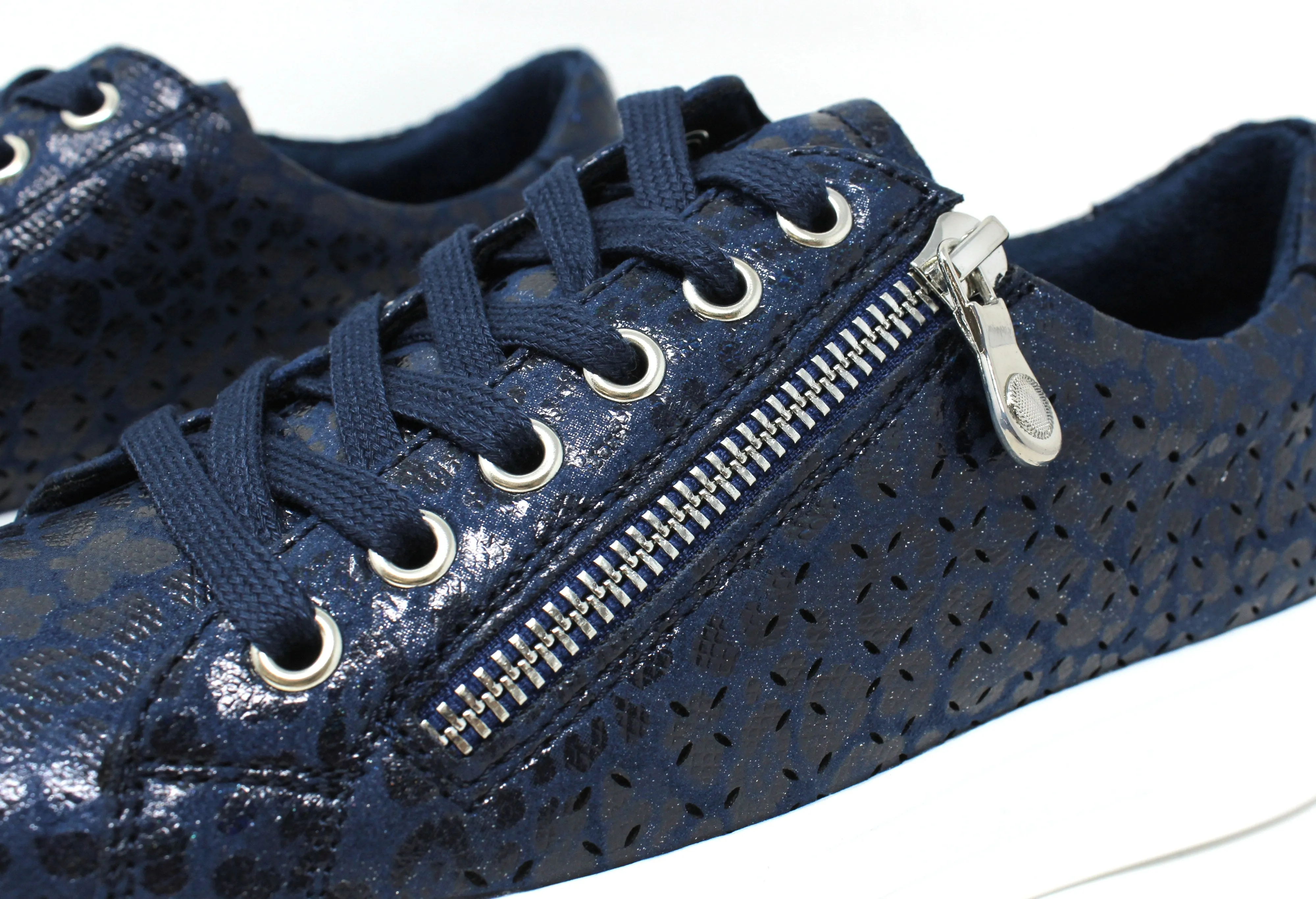 Animal Print Zip Trainers