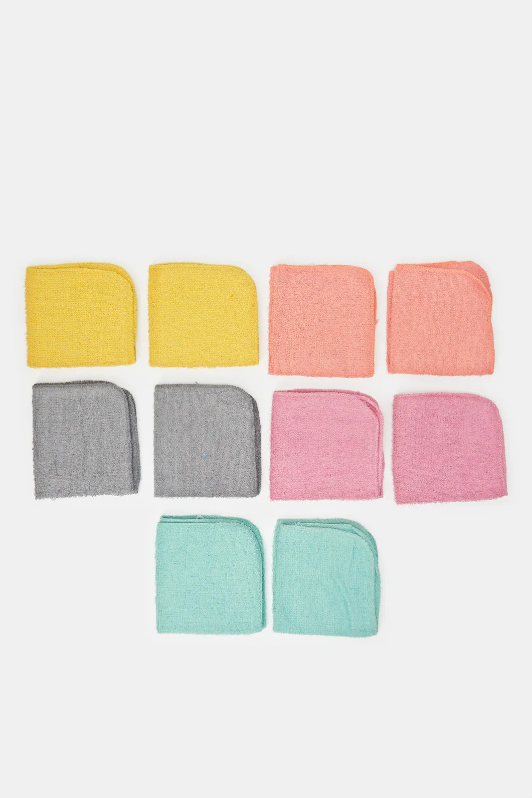 Assorted Kitchen Wash Cloth Set (10 Piece)