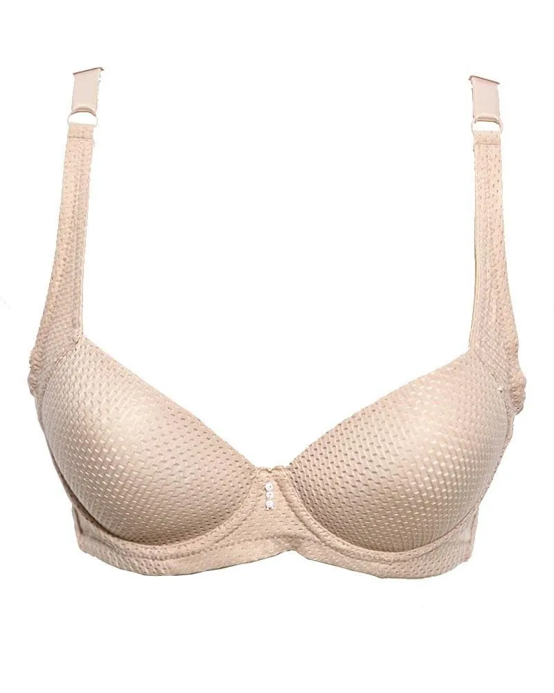 Best For Bridal Bra's 8811 Skin, Single Padded - Under Wired Bra - By Change