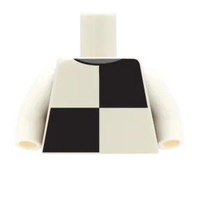 Big Check Top - Custom Design Minifigure Torso