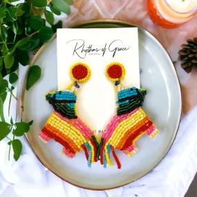 Birthday Piñata Earrings - Piñata, Birthday Accessories, Birthday Queen, Birthday Girl, Happy Birthday