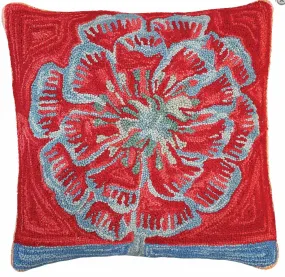 Bloomer Abstract Flower Pillow - By Michaelian Home