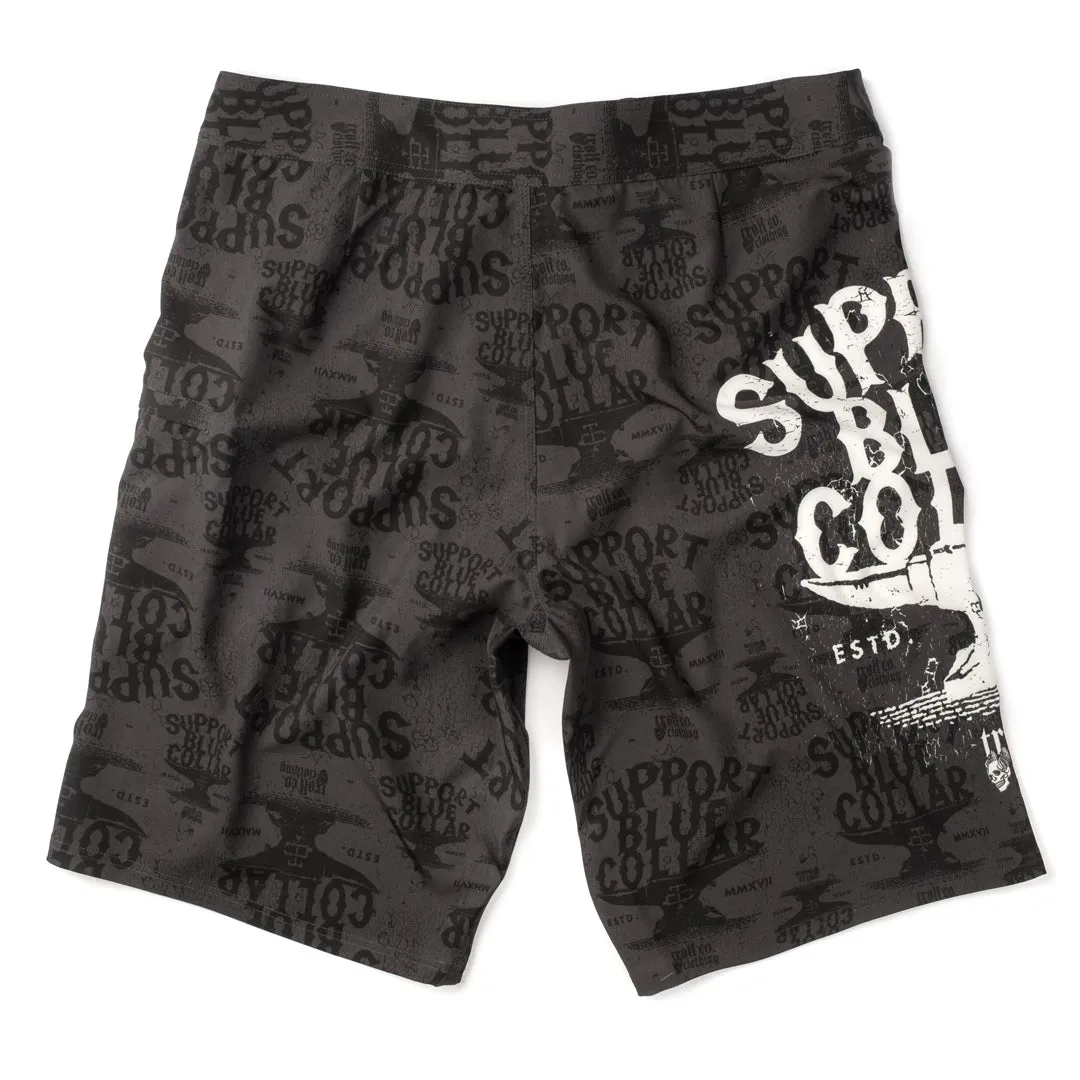 Cassara Boardshort, Black & White