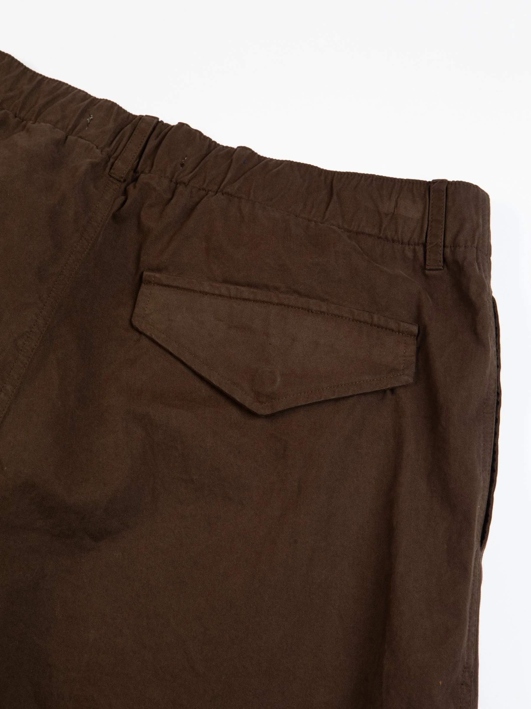 Clyde Pant In Peat Cotton Twill