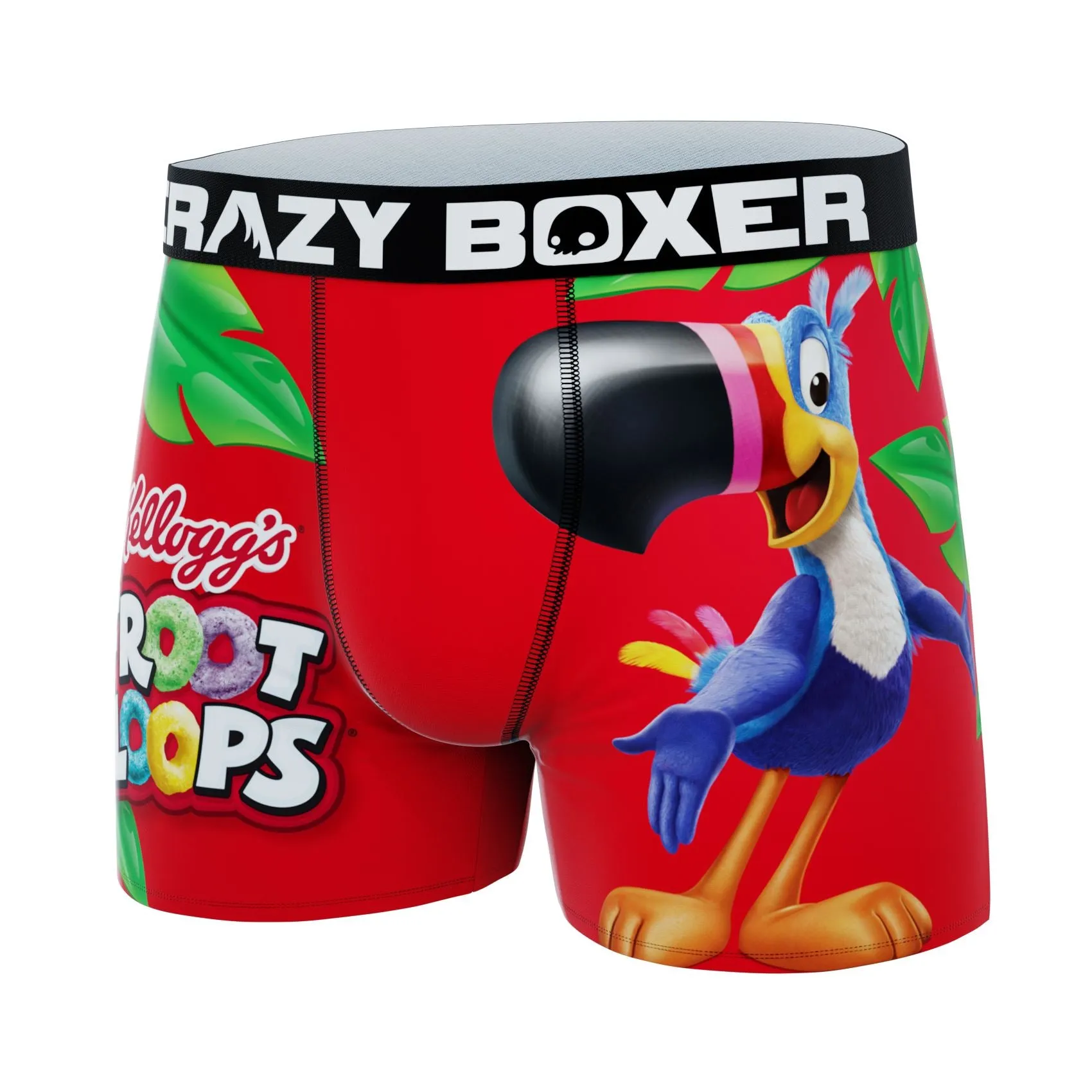 CRAZYBOXER Kellogg's Toucan Men's Boxer Briefs (Creative Packaging)