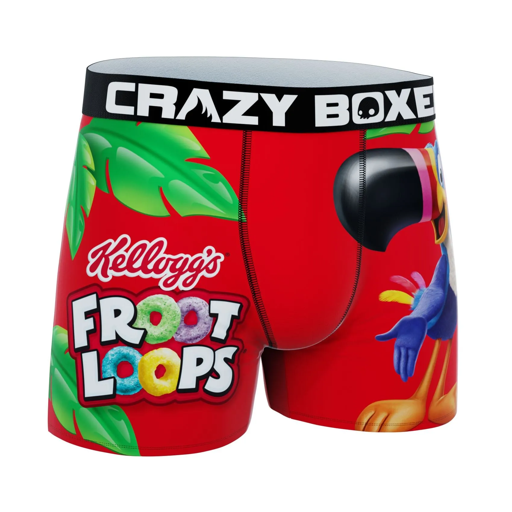 CRAZYBOXER Kellogg's Toucan Men's Boxer Briefs (Creative Packaging)