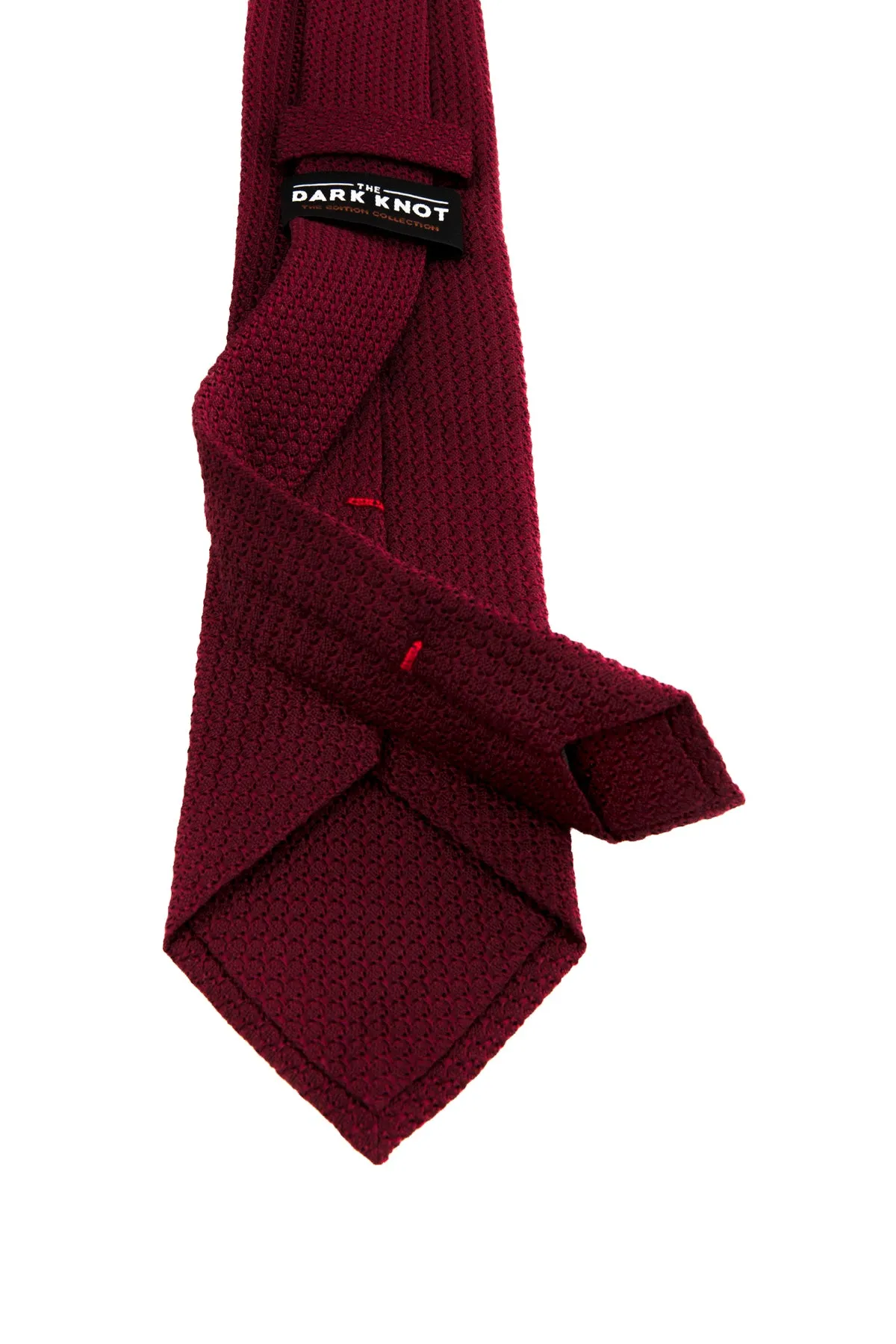 Domaso Grenadine Burgundy Silk Tie