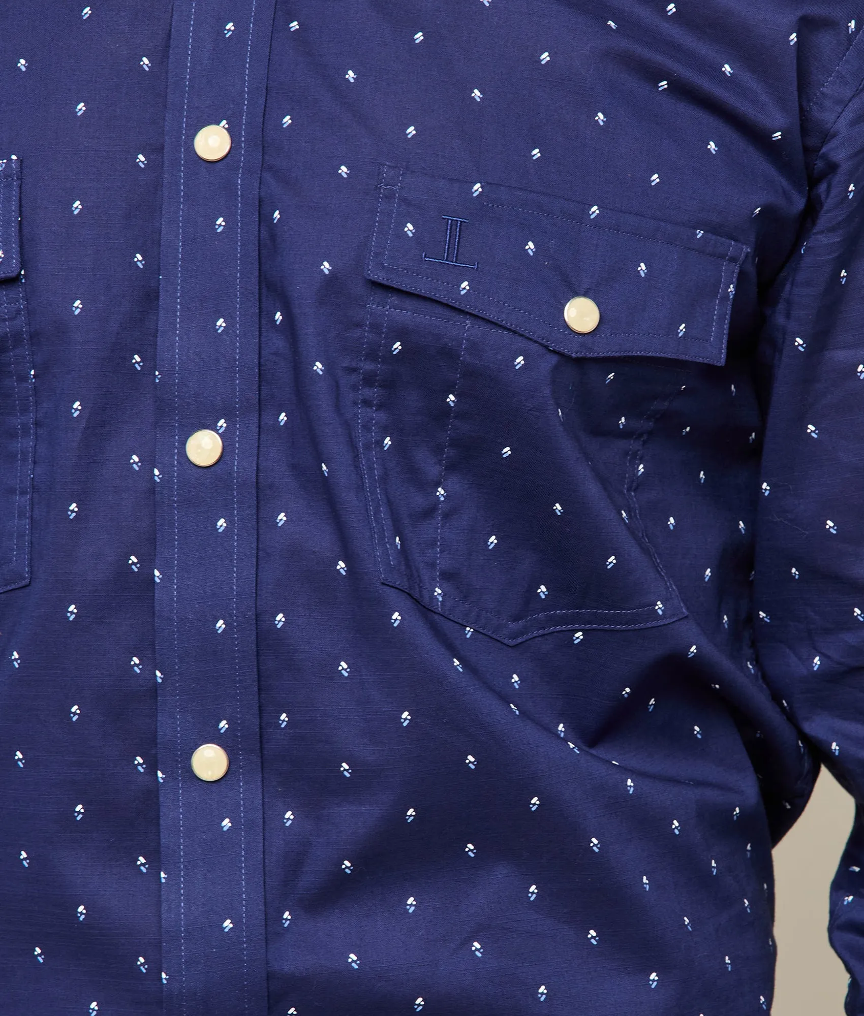 El Paso Prints :: Navy Micro Dot