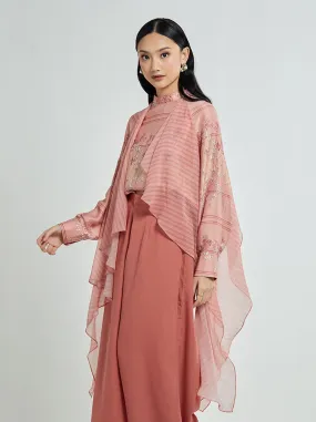 ELIZA LAYERED TUNIC SUNSET BLUSH