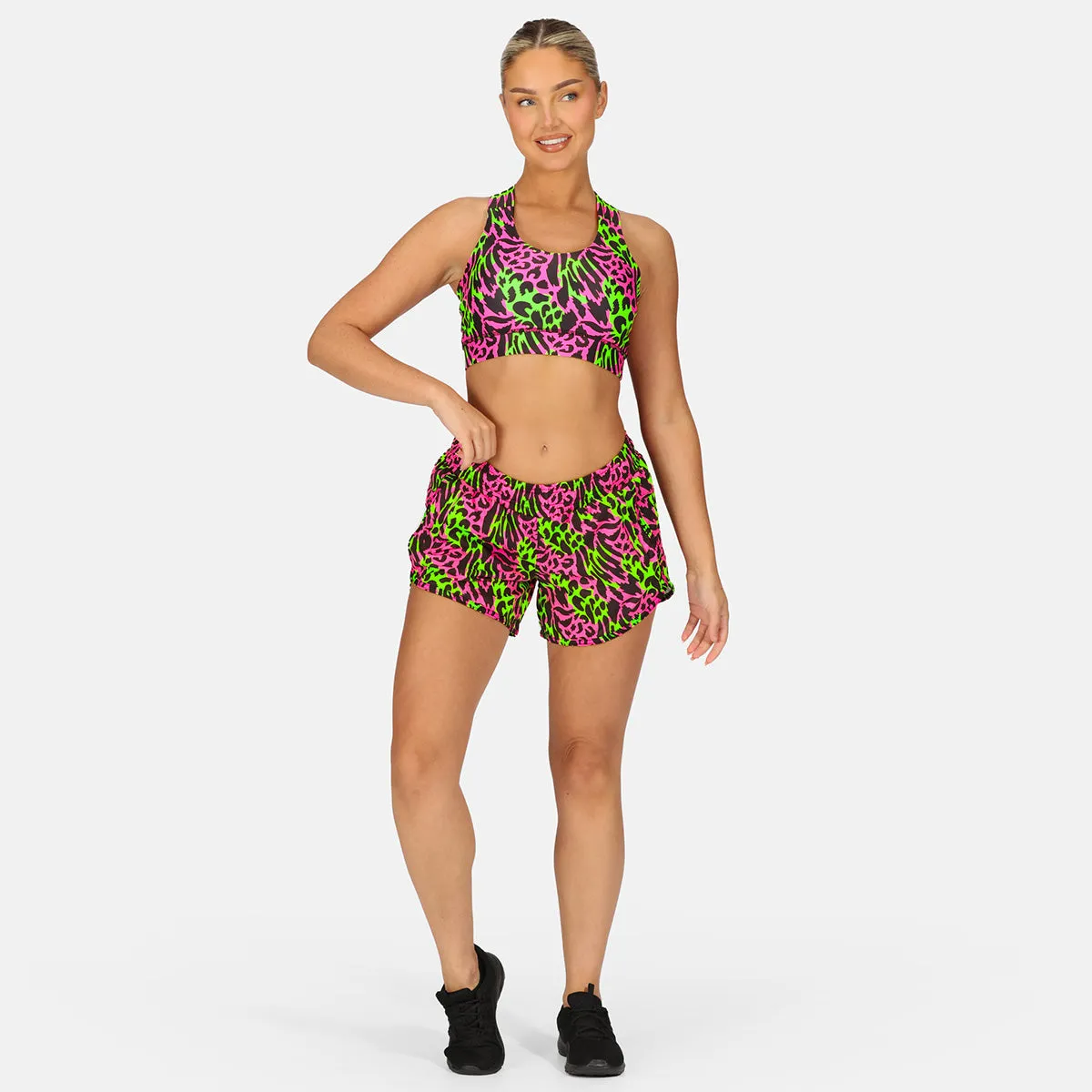 Feline Fusion Loose Fit Workout Shorts