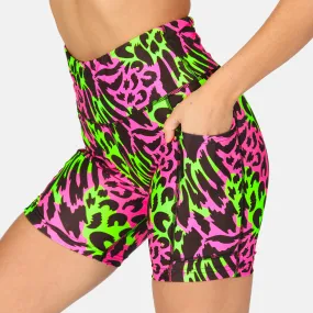 Feline Fusion Running Shorts