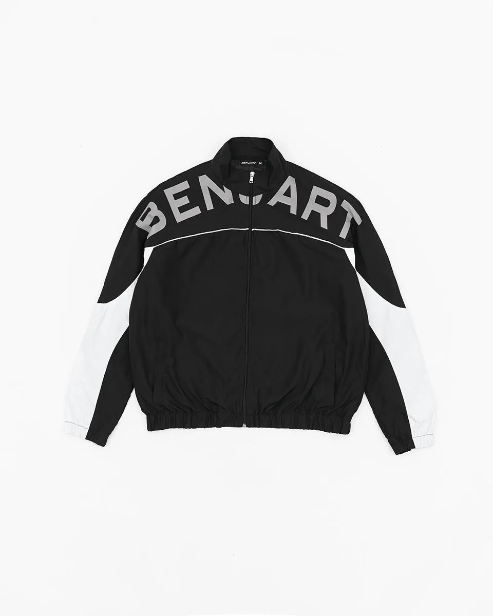 Geo Racer Jacket - Black/White