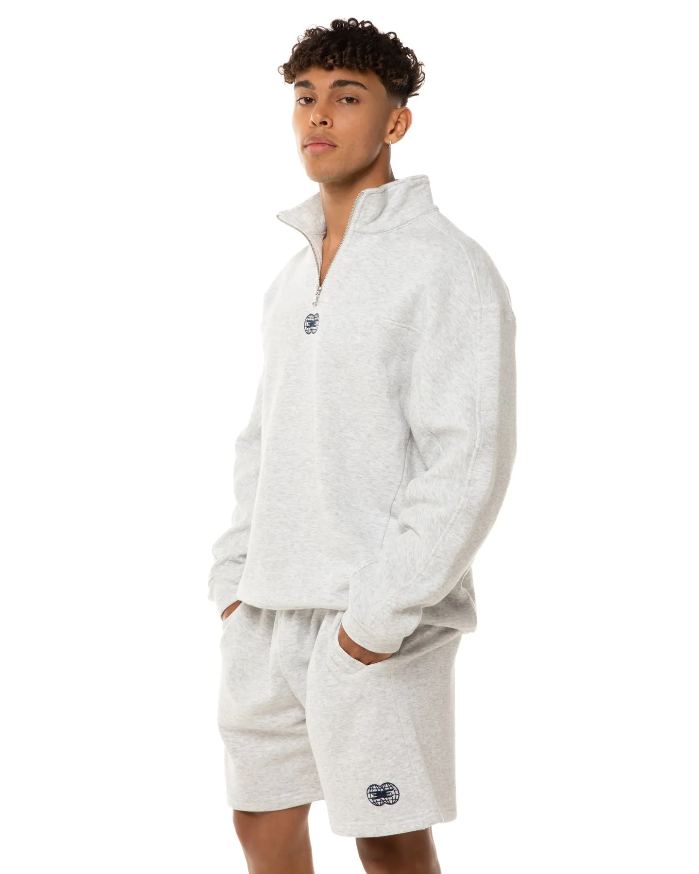 Global Athletics 1/4 Zip - Grey