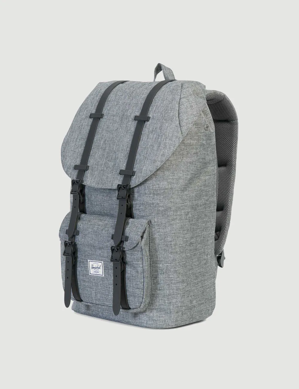 Herschel Little America Backpack - Raven Crosshatch/Black Rubber