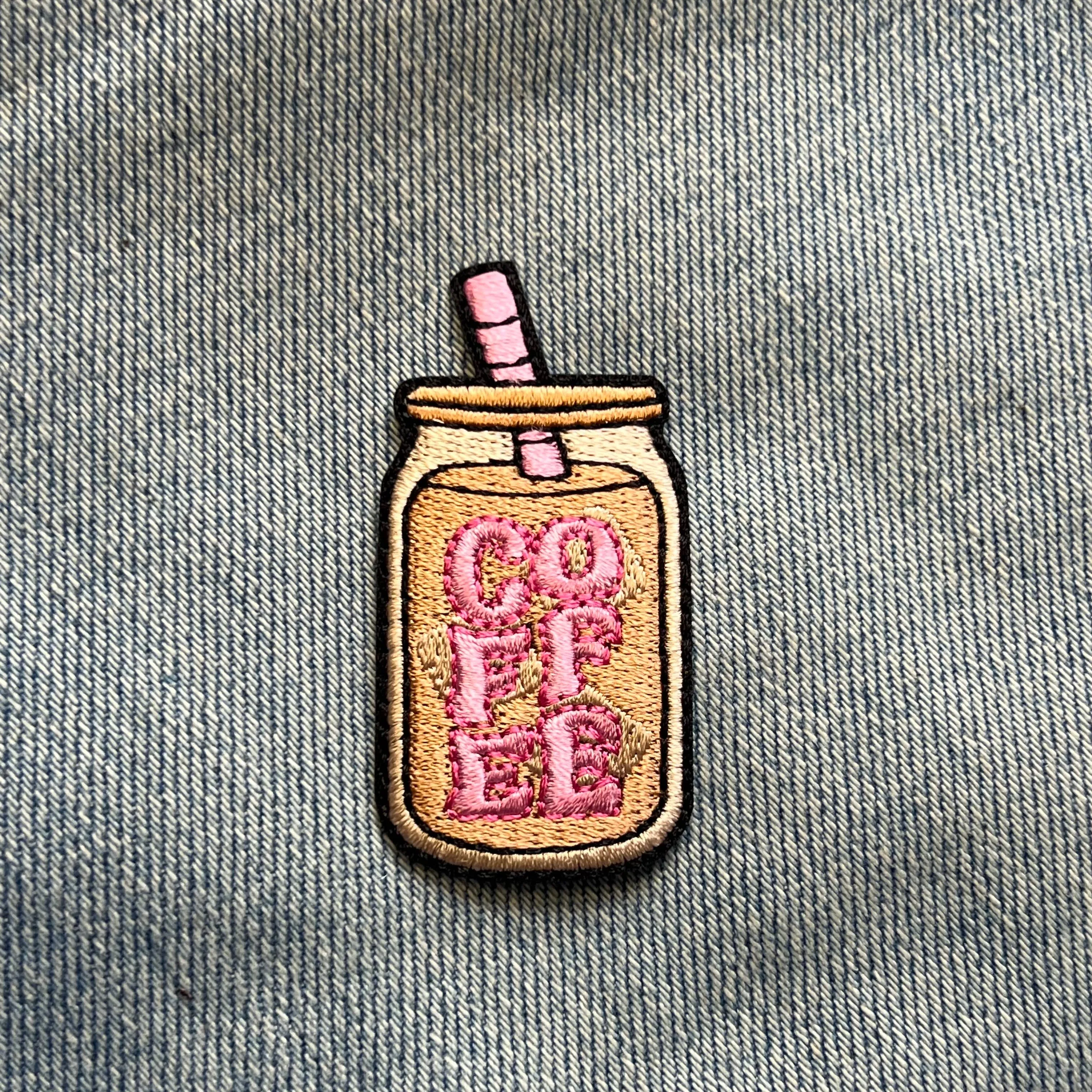 Iced Coffee / Iced Matcha Latte / Pink Drink Patch