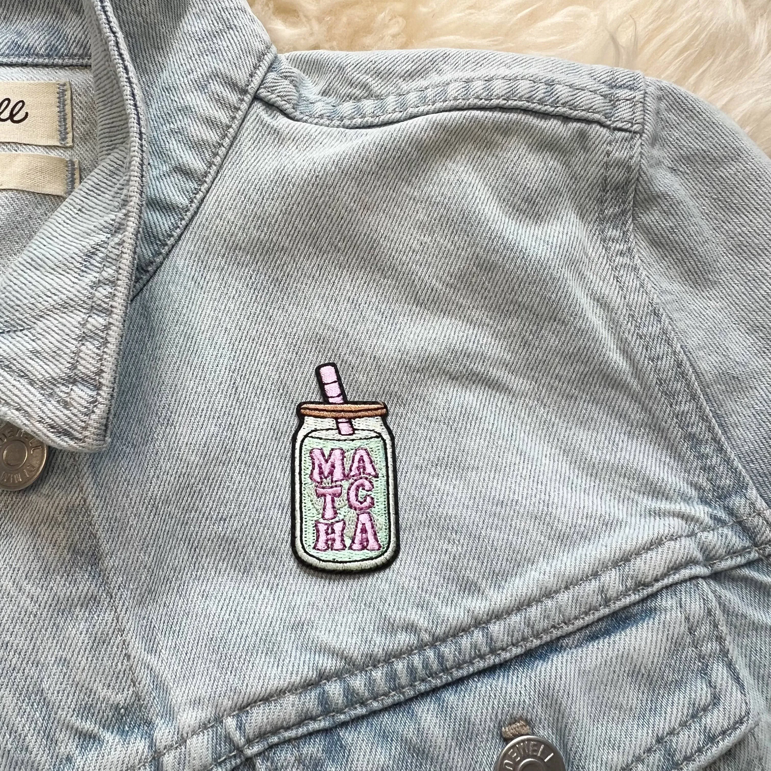 Iced Coffee / Iced Matcha Latte / Pink Drink Patch