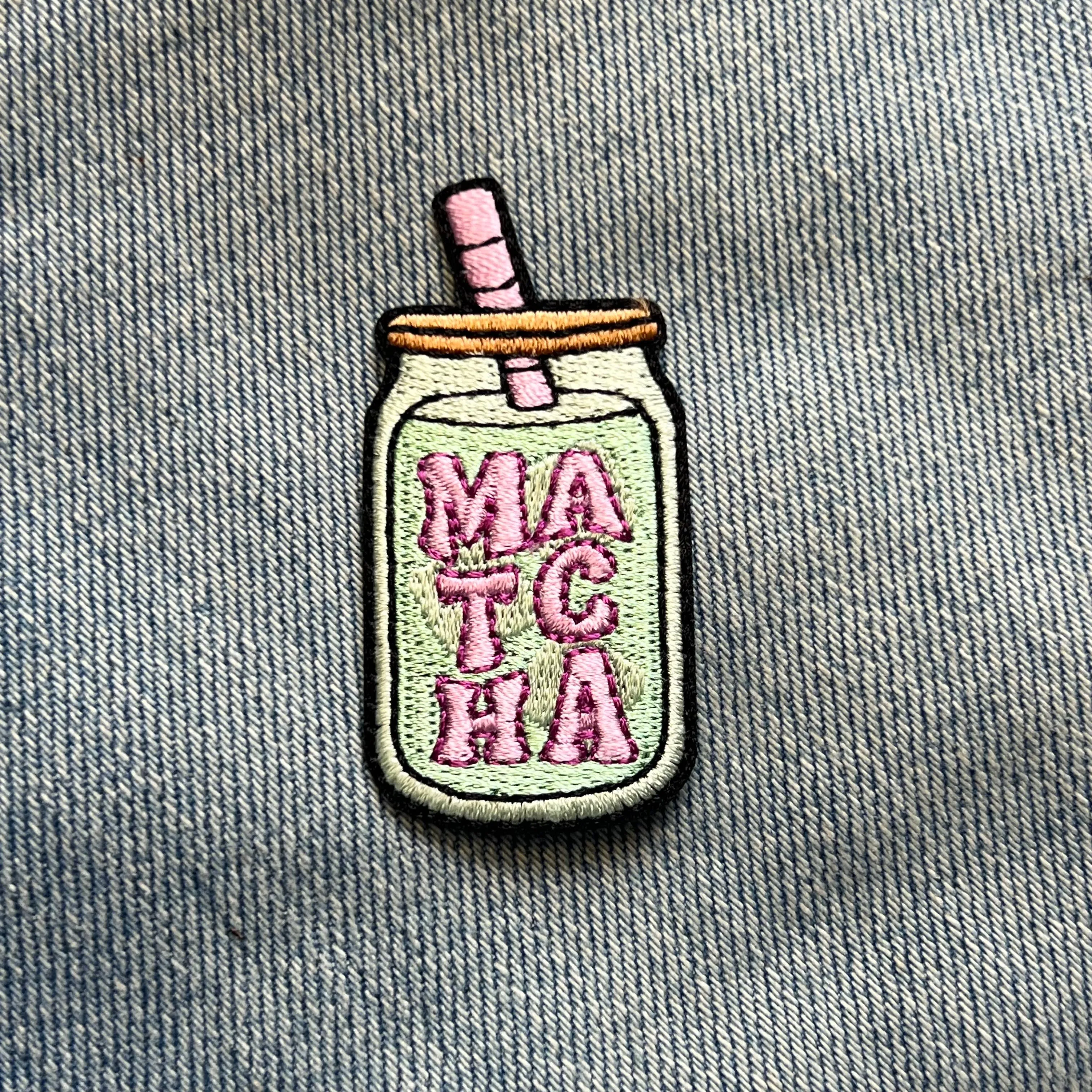 Iced Coffee / Iced Matcha Latte / Pink Drink Patch