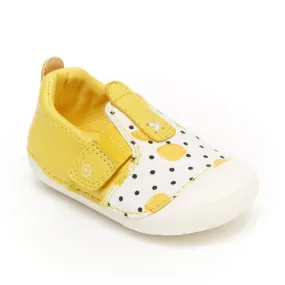 Infant Girl Stride Rite Soft Motion Atlas Slip On Sneaker Lemon Yellow