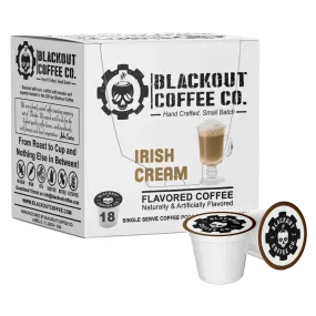 IRISH CREAM FLAVORED COFFEE PODS 18CT