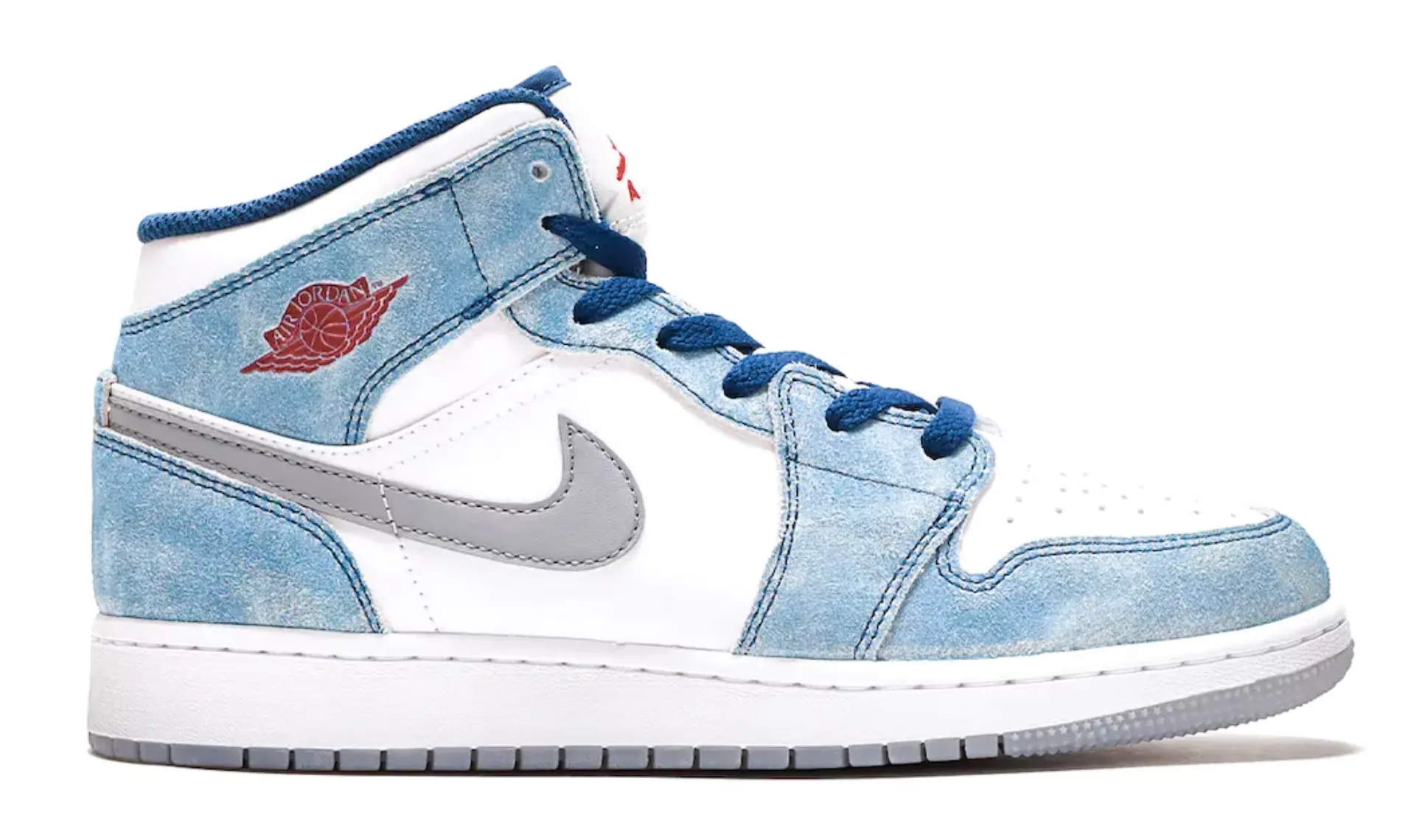 JORDAN 1 MID SE FRENCH BLUE LIGHT STEEL (GS)