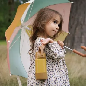 Kids Rain   UV Sun Umbrella - Sunset Wheat