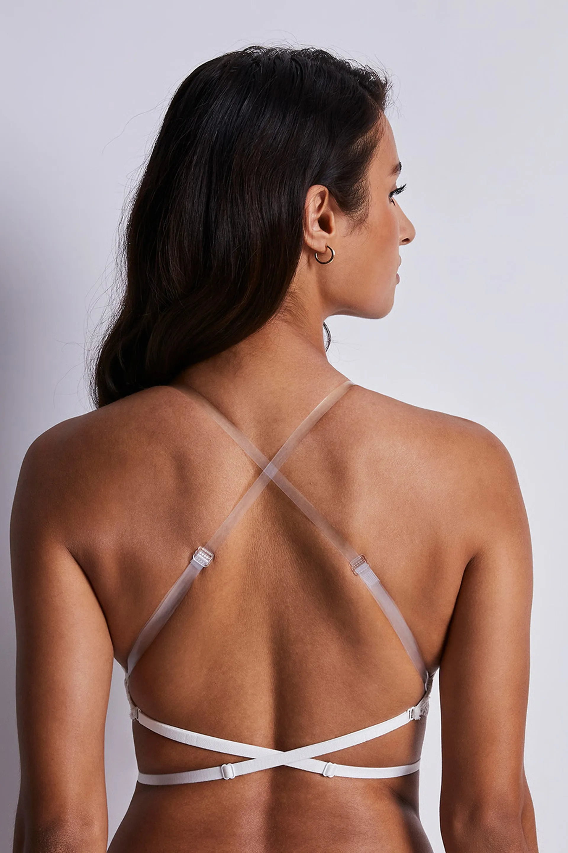 Kiss of Love Bare Back Plunge Bra Opale