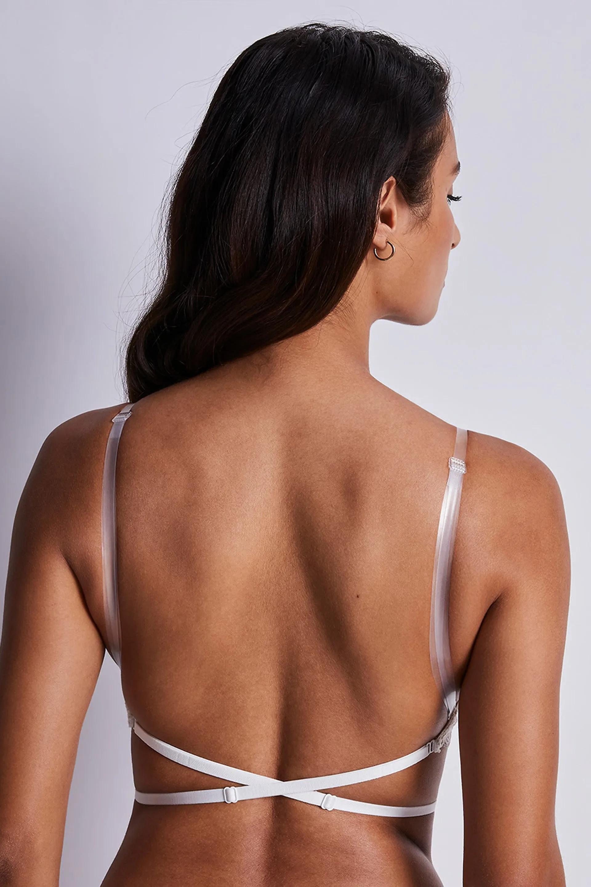 Kiss of Love Bare Back Plunge Bra Opale