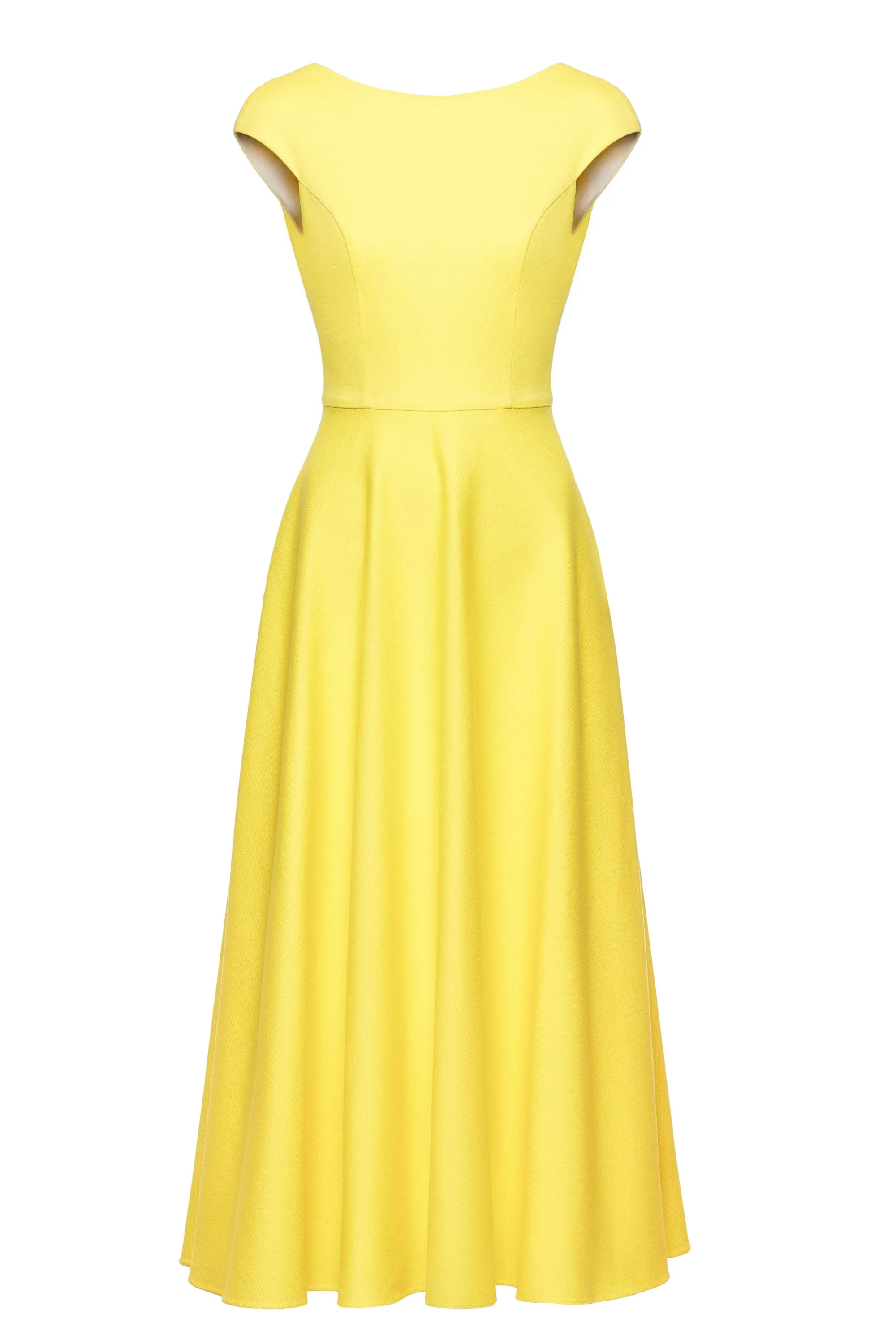 LILIUM YELLOW MIDI DRESS