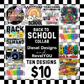 Mini Back To School Collab (Diesel Designs   RevelYou Design Co)- PNG Downloads