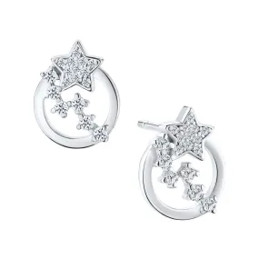 Moissanite Stars In The Sky Earrings