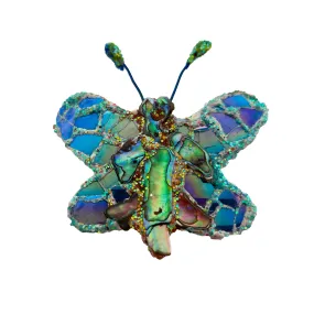 POLLINATOR - PAUA SHELL BUTTERFLY BROOCH, 2023