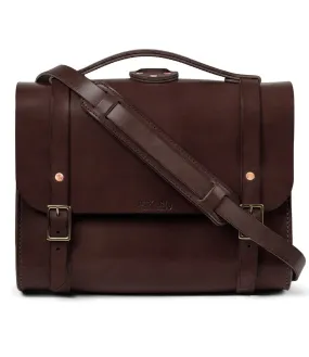 Porter Satchel // Dark Brown