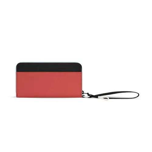 Sherpani Tulum Zip Wristlet Wallet in Reef Coral