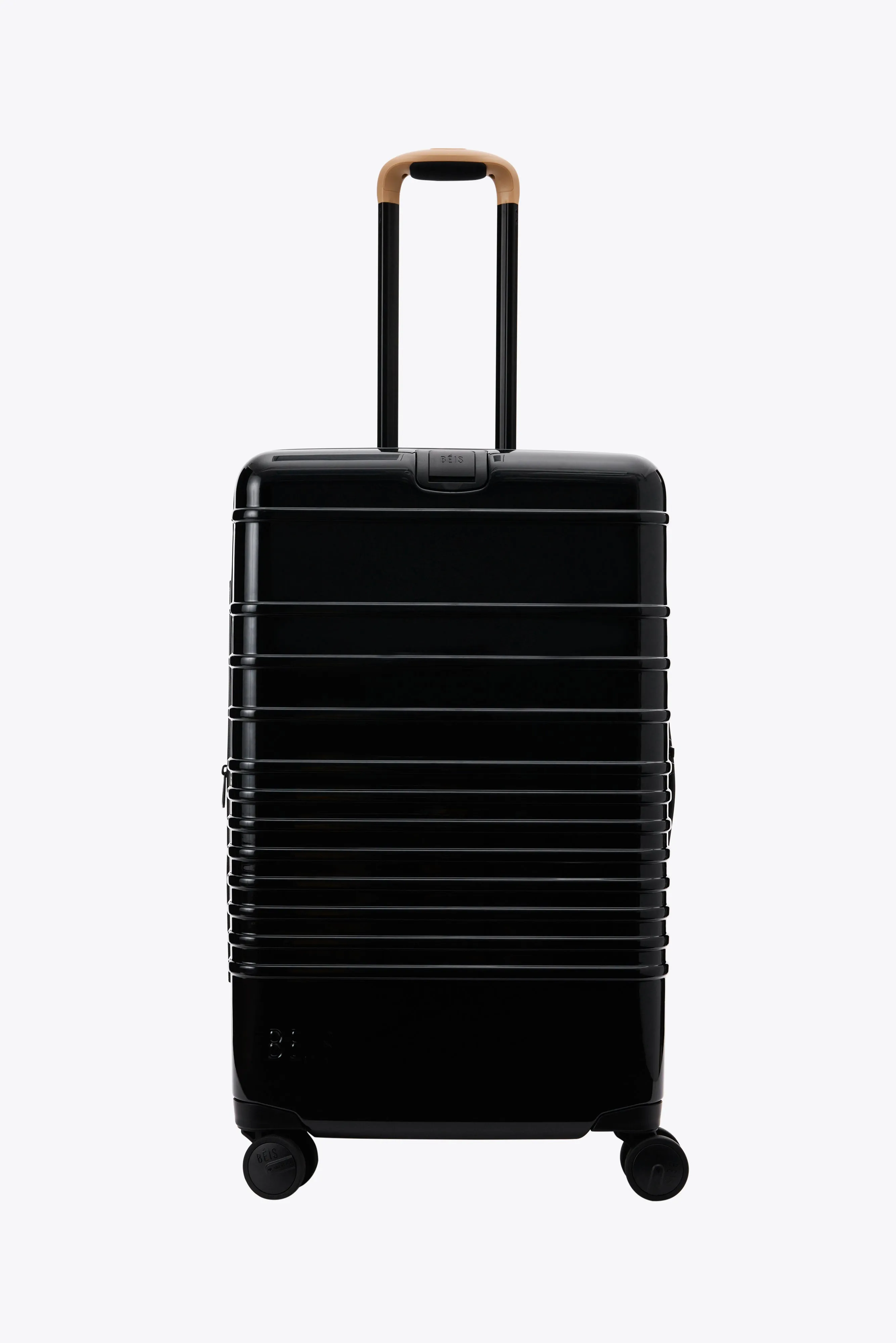 The Medium Check-In Roller in Glossy Black