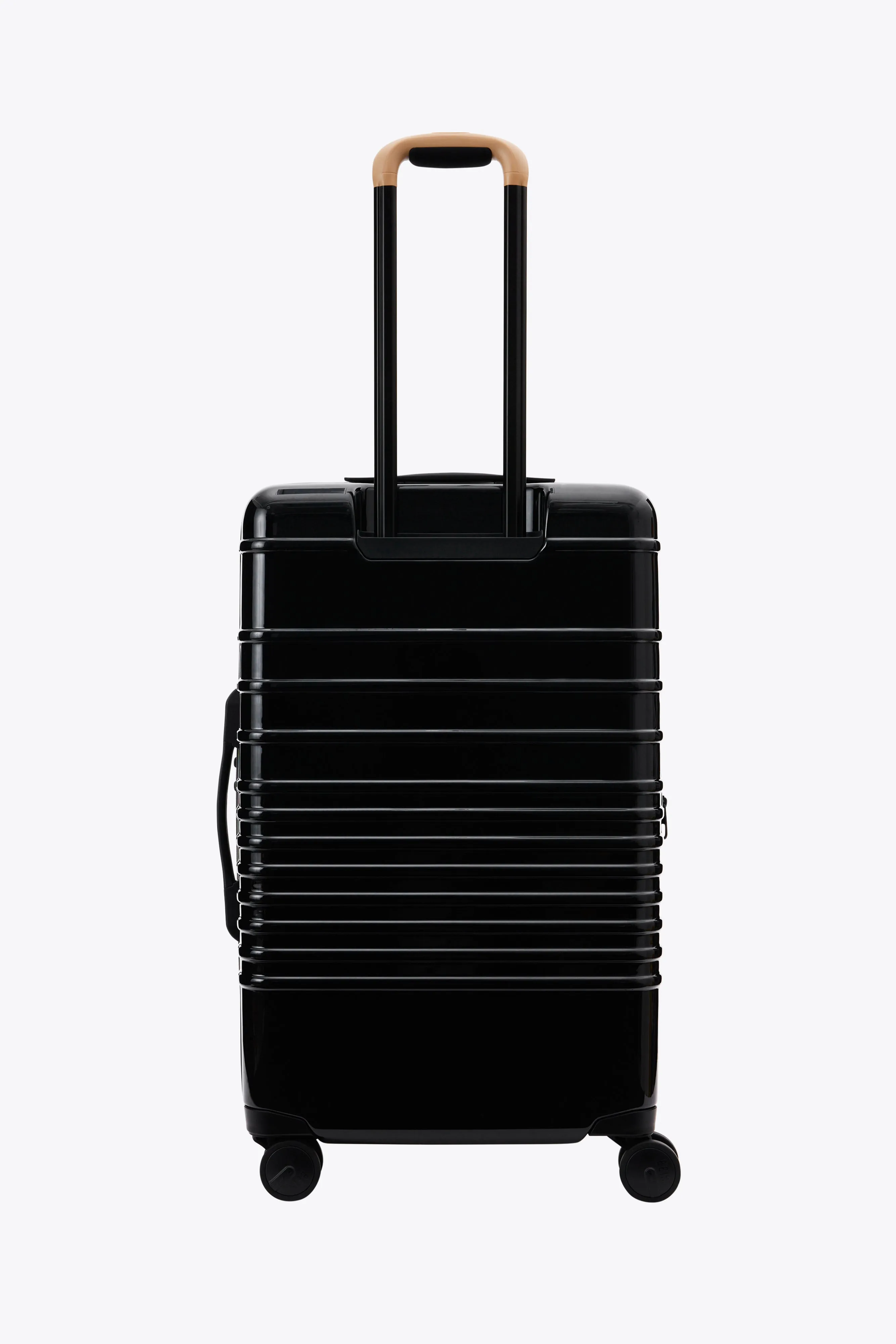 The Medium Check-In Roller in Glossy Black