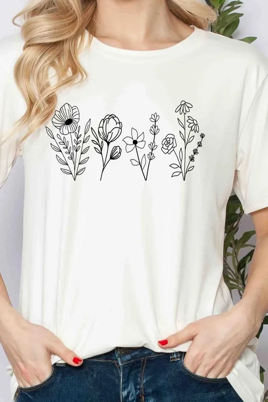 The wildflower tee