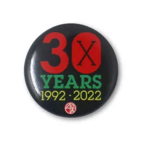 X 30th Anniversary Pin